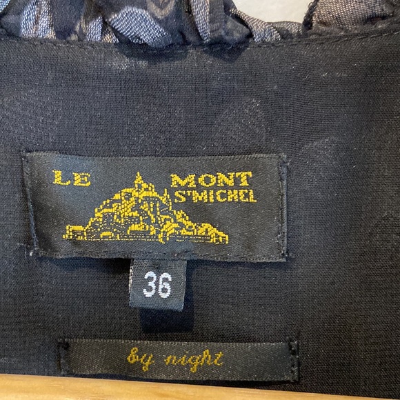 Long sleeve semi-sheer mini dress - Picture 4 of 8